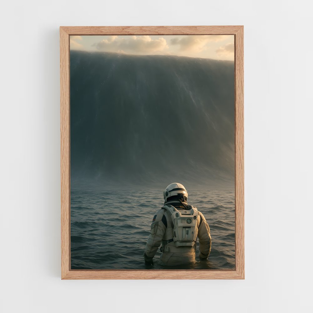 Poster art envoûtant d'Interstellar – affiche Art spatial (vue 4)